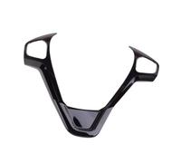 Per Fiesta Per Mk7 Per Mk7.5 2009-2017 Rivestimento Del Pannello Volante Dell'auto Con 2 Fori Per Bottoni Copertura Decorativa Volante Protettore Volante Auto