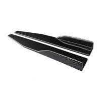 Per Fit 2009-2017 2018 2019 2020 2021 2022 Lato Sinistro/Destra Gonna Paraurti Diffusore Spoiler Grembiuli Ali Estensioni 75 centimetri Corpo Splitter Laterale Diffusore(Aspetto in fibra di carbonio)