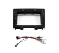 Per Fit 2020 Guida A Sinistra Cornice Pannello 2DIN Per Autoradio E Navigatore 10 Pollici Montaggio A Filo Plancia QAQMHVCVB(Frame and cables)