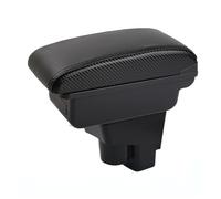 Per Fit Per Jazz 1 Scatola Bracciolo Portaoggetti Centrale Supporto Gomito Per Conducente E Passeggero Auto Console Centrale(A-No USB-Black line)
