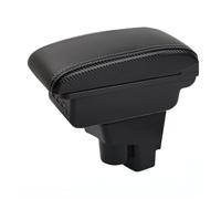 Per Fit Per Jazz 1 Scatola Bracciolo Portaoggetti Centrale Supporto Gomito Per Conducente E Passeggero Auto Console Centrale(A-3USB-White line)
