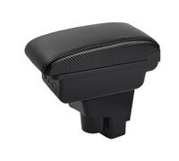 Per Fit Per Jazz 1 Scatola Bracciolo Portaoggetti Centrale Supporto Gomito Per Conducente E Passeggero Auto Console Centrale(A-3USB-Black line)