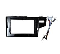 Per Fit Per Jazz 2014-2018 Mascherina Per Autoradio Stereo Android MP5 Da 10,1 Pollici 2 DIN Per Cruscotto AJOHBM(RHD With Cable)