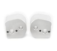 Per FJR1300 2006-2019 Manubrio Moto Riser 1 "25mm CNC Argento Manubrio Riser Morsetto Di Montaggio Riser Manubrio Moto