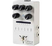 Per FLAMMA FS02 Reverb Guitar Pedal Stereo Digital Effetti Pedale 7 Slot Preset memorizzabili 7 Effetti di riverbero Sala Hall Chiesa Cave Plate Spring Mod True Bypass Trail On