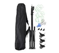 per Flebo Portatile, Supporto Portatile per Flebo con Gancio per Flacone, Attrezzatura Pieghevole Con Ruote Per Interno Esterno Cliniche Letto