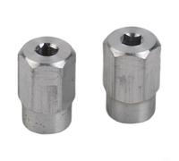 per flex Shaft Driver Cap/Rotary Tool Drive Dado/Parte 2610916116 Sostituzione/Adattatore in metallo Per Dremel/Connettore albero flessibile/Dado di trasmissione 225 Accessorio (2 pezzi)