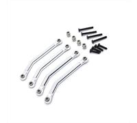 Per FMS Per FCX24 1/24 Processo CNC In Metallo Per Telaio A Collegamento Fisso RC Auto Veicoli Cingolati Parti E Accessori Aggiornamenti Sostituzione E Utilizzo Rc Asta di Trazione(Silver)