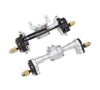 Per FMS Per FCX24 Power Wagon K5 Per FCX18 Per LC80 1/24 1/18 RC Crawler Assale Anteriore Posteriore In Alluminio Set Completo + Copertura Per Fuso A Snodo In Ottone Assale RC