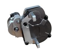Per FMS Per LAND Per Cruiser Per LC80 Per FCX18 Kit Di Ingranaggi Per Copertura Trasmissione In Alluminio 1/18 Parti Di Giocattoli Rc braccio Del Servo Non Incluso Auto Cingolata Cambio Rc(Gray)