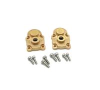 Per FMS Xiaoqi Per FCX24 1/24 Aggiornamento Rimontaggio Metallo Processo CNC Assale Anteriore Posteriore Coperchio Ingranaggi In Ottone Parti Auto RC Accessoires Rc