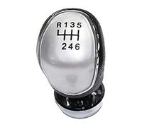 Per Focus Mk2 Mk3 Per Fiesta Mk7 Per Transit Per Kuga Pomello Del Cambio Manuale A 5 O 6 Marce Per Auto Con Testa A Leva Pomelli leva cambio(6 Speed Silver)