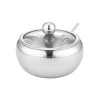 Per for casa Cucina Acciaio Zuccheriera per for caff Condimenti Barattolo