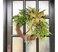 per for corona pastorale per for verde plastica 35 cm per for decorazione da