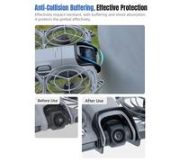 Per for dji NEO2 Per Gimbal Paraurti ABS+PC Copertura Protettiva Nero