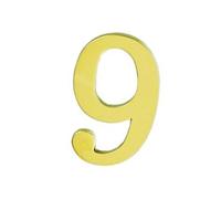 per for profilo rialzato per for antico bronzo numeri civici 0-9 metallo 7,5 cm