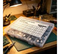 Per for smd Kit Condensatore Alluminio 400PCS 1uF-1000uF 6.3V-50V per Uso
