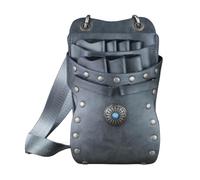 per forbici da parrucchiere-borsa per forbici da parrucchiere di grande capacità, borsa per attrezzi da parrucchiere da soggiorno, borsa da parrucchiere con cintura, portaforbici,