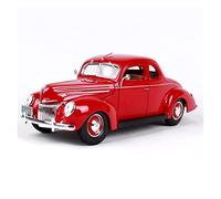 Per Ford 1939 1 18 Modello Auto Lega Simulazione Decorazione Collezione Regalo Giocattolo Die Casting Modello Giocattolo(Nero)