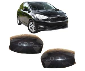 Per Ford C-Max Calotta Specchietto Laterale Dipinta Panther Nero 2010-2019 Dx O