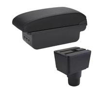 per Ford EcoSport 2018-2024 Bracciolo Box per Ford EcoSport Bracciolo Box portaoggetti per Auto Accessori per Auto Parti di retrofit Interni (C1 Nero Rosso Senza USB)