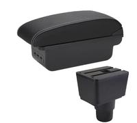 per Ford EcoSport 2018-2024 Bracciolo Box per Ford EcoSport Bracciolo Box portaoggetti per Auto Accessori per Auto Parti di retrofit Interni (C1 Nero Rosso Senza USB)