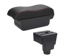 per Ford EcoSport Bracciolo Box per Ford EcoSport 2013-2018 Bracciolo Auto Dettagli Interni Accessori Auto Retrofit Scatola Portaoggetti (C1 Nero Rosso No USB)