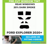 Per Ford Explorer 2020 + Pre Taglio Pellicola Finestrini Posteriore 20% Dark