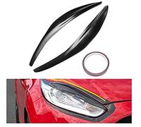, per Ford Fiesta MK7 MK7.5 2012-2017 Auto Faro Sopracciglio Copertura Trim Testa della Lampada della Luce Sticker Palpebre Trim Copertura