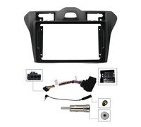 Per Ford Figo 2009-2012 Copertura per console di installazione cruscotto, piastra di adattamento GPS Cornice per autoradio con pannello da 9 pollici e lettore DVD(Frame an canbus)