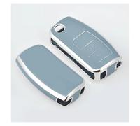 Per Ford Focus 2 MK2 Fiesta Mondeo Galaxy Falcon Territorio Ecosport Kuga Fuga Tpu Copertura Della Cassa Chiave Dell'automobile Per Chiave Fob Caso Portachiavi(Blue silver)