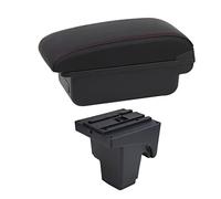 per Ford Focus 3 Mk3 Bracciolo in Pelle Console Centrale Portaoggetti Accessorio per Auto USB 2011-2021