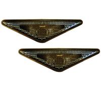 Per Ford Focus Mk1 1998-04 Indicator Fumè Triangolare Laterale Neri