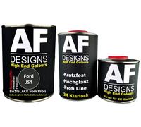 PER FORD JS1 Dark Olive Green Metallic 2,5 L set vernice auto vernice...