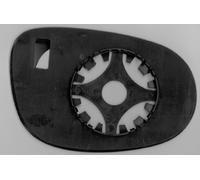 Per FORD KA 2008>05.2016 VETRO+PIASTRA DX CROMATO PER SPECCHIO RETROVISORE