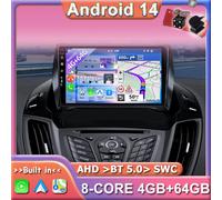 Per Ford Kuga C-Max 2012-2018 Escape 2013-2019 Autoradio GPS Navi Android 14 DSP
