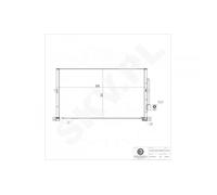 Per Ford Mondeo III 1S7F19710AB 1S7F19710AC 1S7F19710AD Condensatore Di Clima