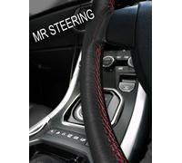 Per Ford MUSTANG Puma 67-70 Volante IN Pelle Cover Rosso Scuro Doppio Stch