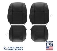 Per Ford Mustang V6 2005-2009 Coprisedili anteriori (S197) - PELLE NERA