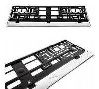 Per Ford Opel Kia Nissan Supporto Targa Parte Cromato 2 Pezzi.