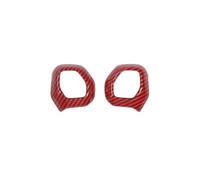 Per Ford Per Bronco 2021-2023 Up ABS In Fibra Di Carbonio Auto Gear Shifter Testa Decorazione Borsette Copertura Accessori Interni Car Interior(Red Carbon Fiber)
