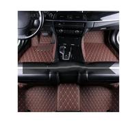 Per Ford Per Explorer 2023 7 Posti Tappetini Per Auto Tappetini In Pelle Tappetini Interni Impermeabili(Dark Brown)