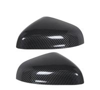 Per Ford Per Fiesta 2018-2024 Fibra Carbonio/Nero Lucido Copri Specchietto Retrovisore Ala Laterale Tappi Specchietto Retrovisore Auto(1pair Carbon Fiber)