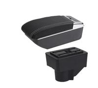 Per Ford Per Fiesta 3 2011 2012-2018 Scatola Portaoggetti Per Braccioli Auto Accessori Interni CFCPKOYOZD(B white line NO USB)