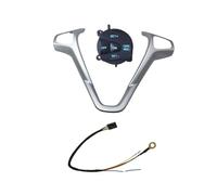 Per Ford Per Fiesta MK7 MK8 ST Per Ecosport 2013 Interruttore multifunzione controllo velocità crociera Pannello copertura telaio volante Pulsante Interruttore Volante Multifunzione(One set button)
