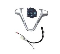 Per Ford Per Fiesta MK7 MK8 ST Per Ecosport 2013 Interruttore multifunzione controllo velocità crociera Pannello copertura telaio volante Pulsante Interruttore Volante Multifunzione(One set)