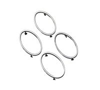 Per Ford Per Focus 2 2005-2013 Aria Condizionata ABS Finitura Cromata Decorazione Per Presa D'aria Automatica Anello Circolare 4 Pezzi. Copertura Bocchetta Condizionata Dell'auto