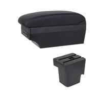 Per Ford Per Focus 2 MK2 2005-2010 2011 Scatola Bracciolo Auto Bracciolo Centrale Scatola Di Immagazzinaggio Della Console(E1 Black Line)