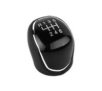 Per Ford Per Grand C-Max Per Focus Mk2 Pomello Cambio Stile | Pomello Cambio Argento/Nero,1 pomello del cambio a 6 velocità,Lega,Qualità Assicurata