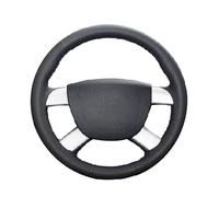 Per Ford Per Kuga 2008-2011 Per Focus 2 2005-2011 Per C-MAX Brai Personalizza La Copertura Intrecciata Per Il Volante Dell'auto Copri Volante per Auto(Grey)